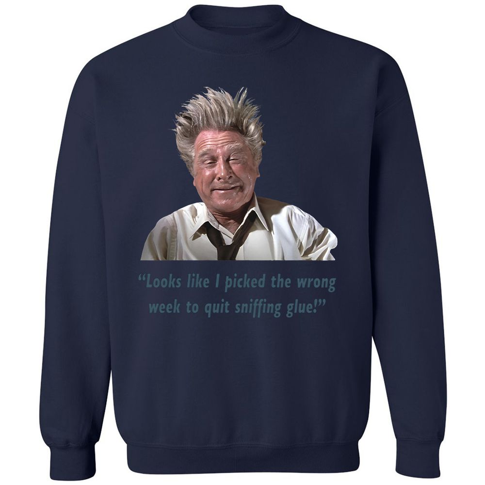 Classic Unisex Sweatshirt - Q49VUEJR - Navy - 8
