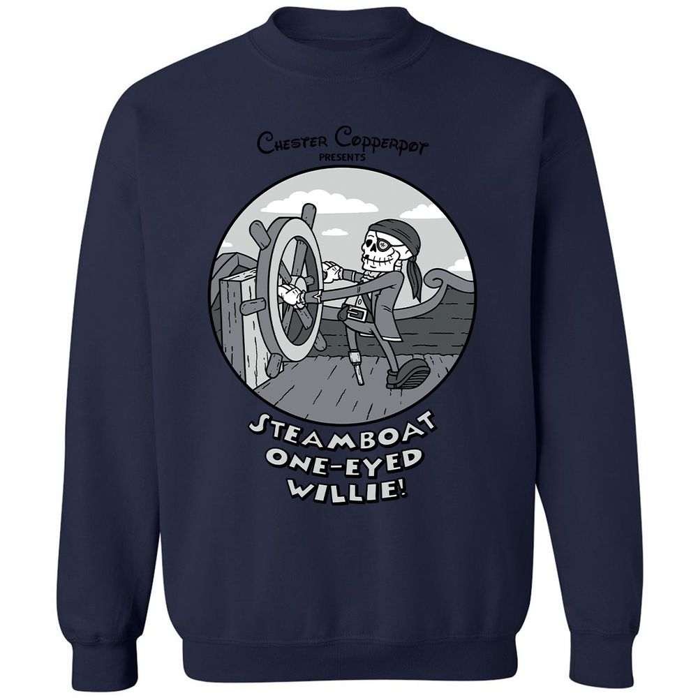Classic Unisex Sweatshirt - 5MXMJNYH - Navy - 8