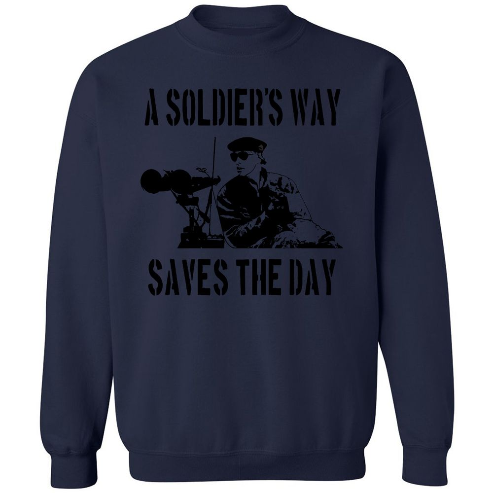 Classic Unisex Sweatshirt - 8KCJ3TSV - Navy - 8