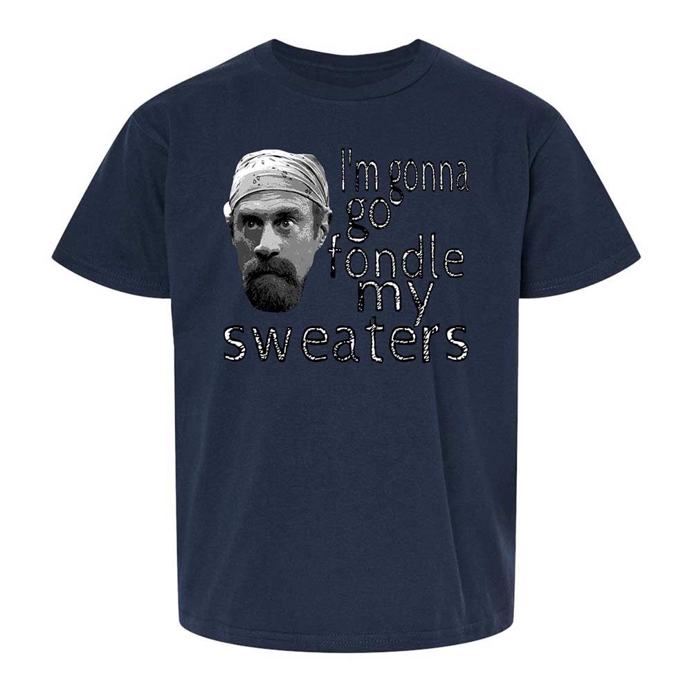 Fondle my sweaters - Navy - 8