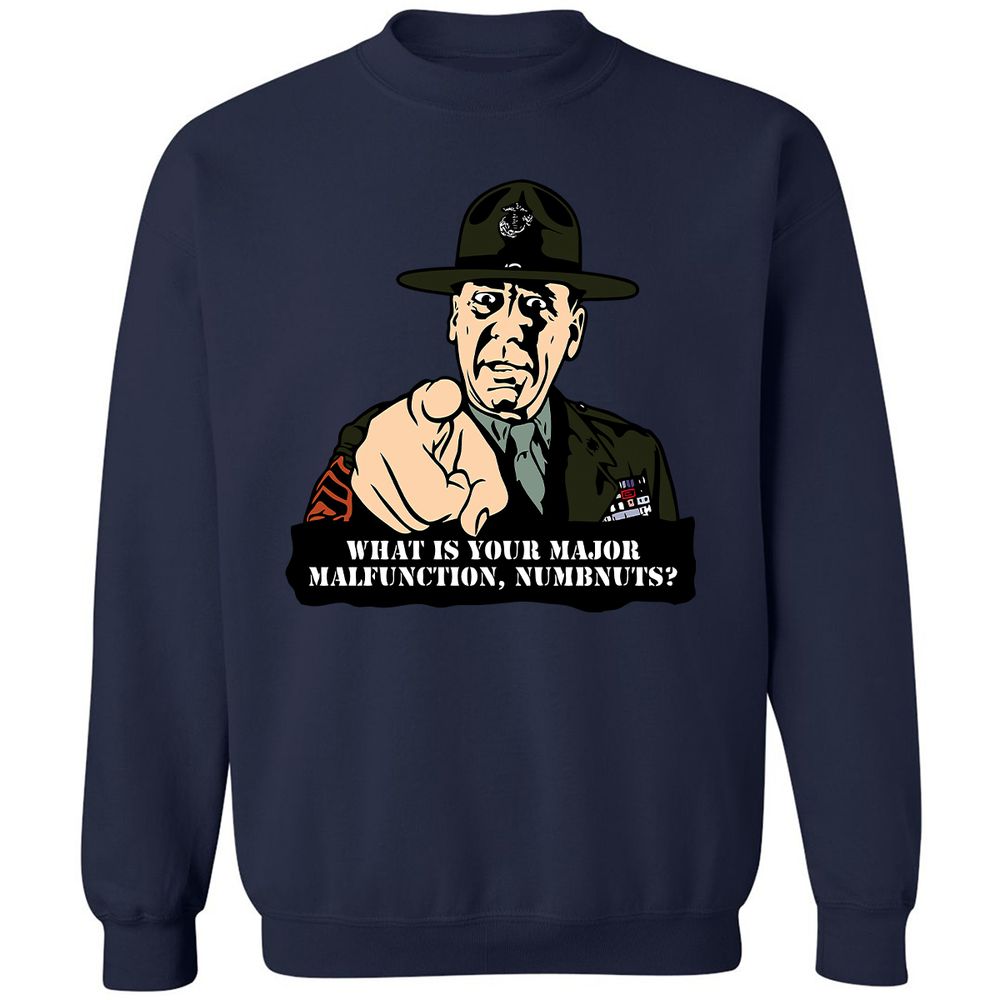 Classic Unisex Sweatshirt - Z1BPQTZC - Navy - 8