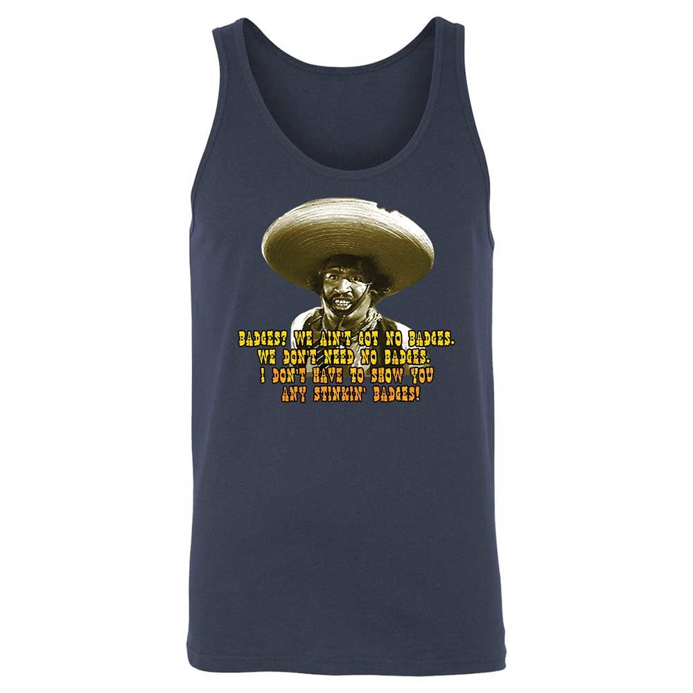 Ain't Got No Stinking Badges - Navy - 8