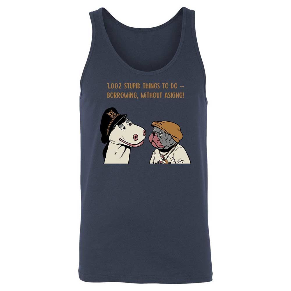 Unisex Jersey Tank - W7JAQRSH - Navy - 8