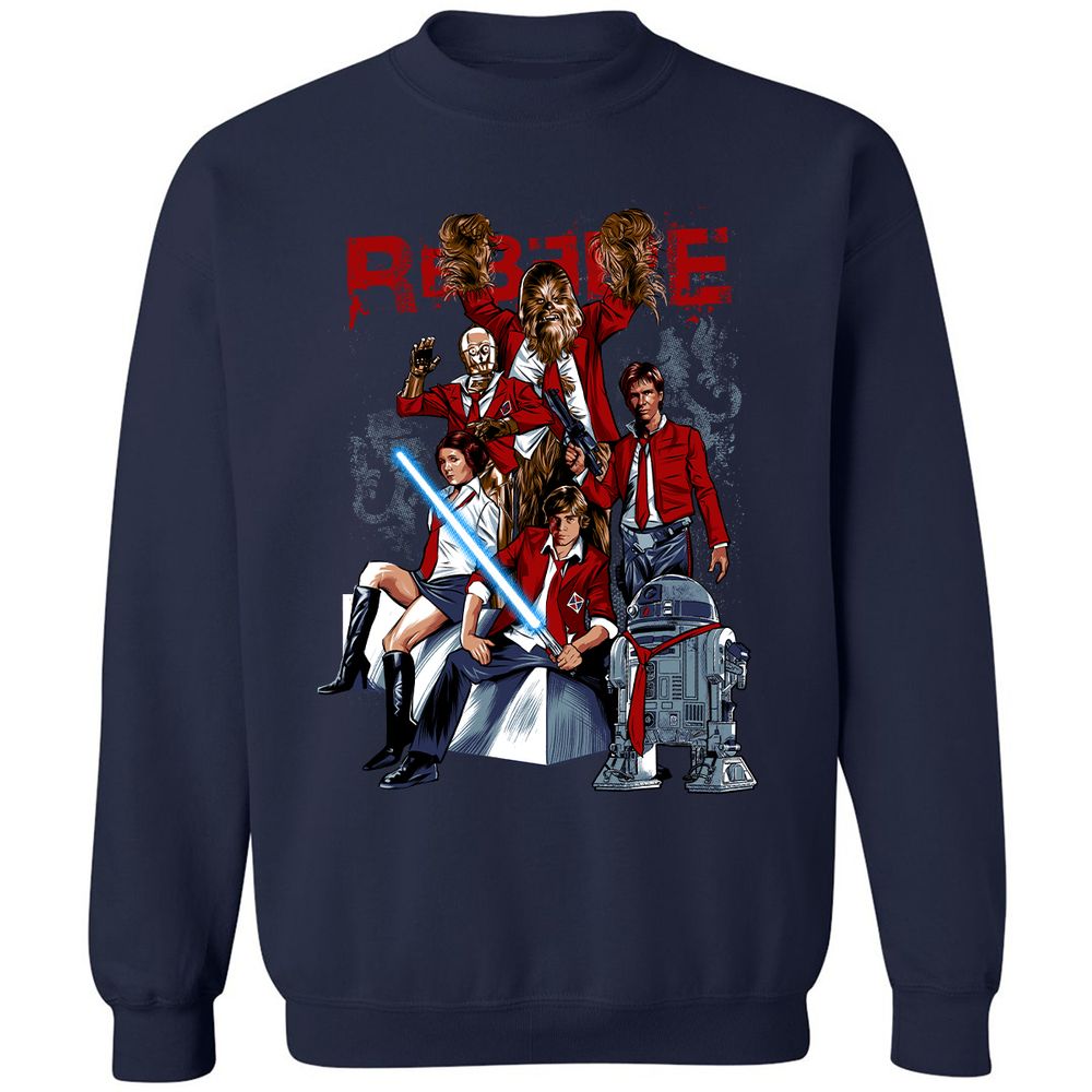 Classic Unisex Sweatshirt - YVY4UZBU - Navy - 8