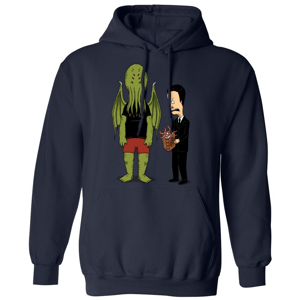 Classic Unisex Hoodie - RX9YEV3J - Navy - 8