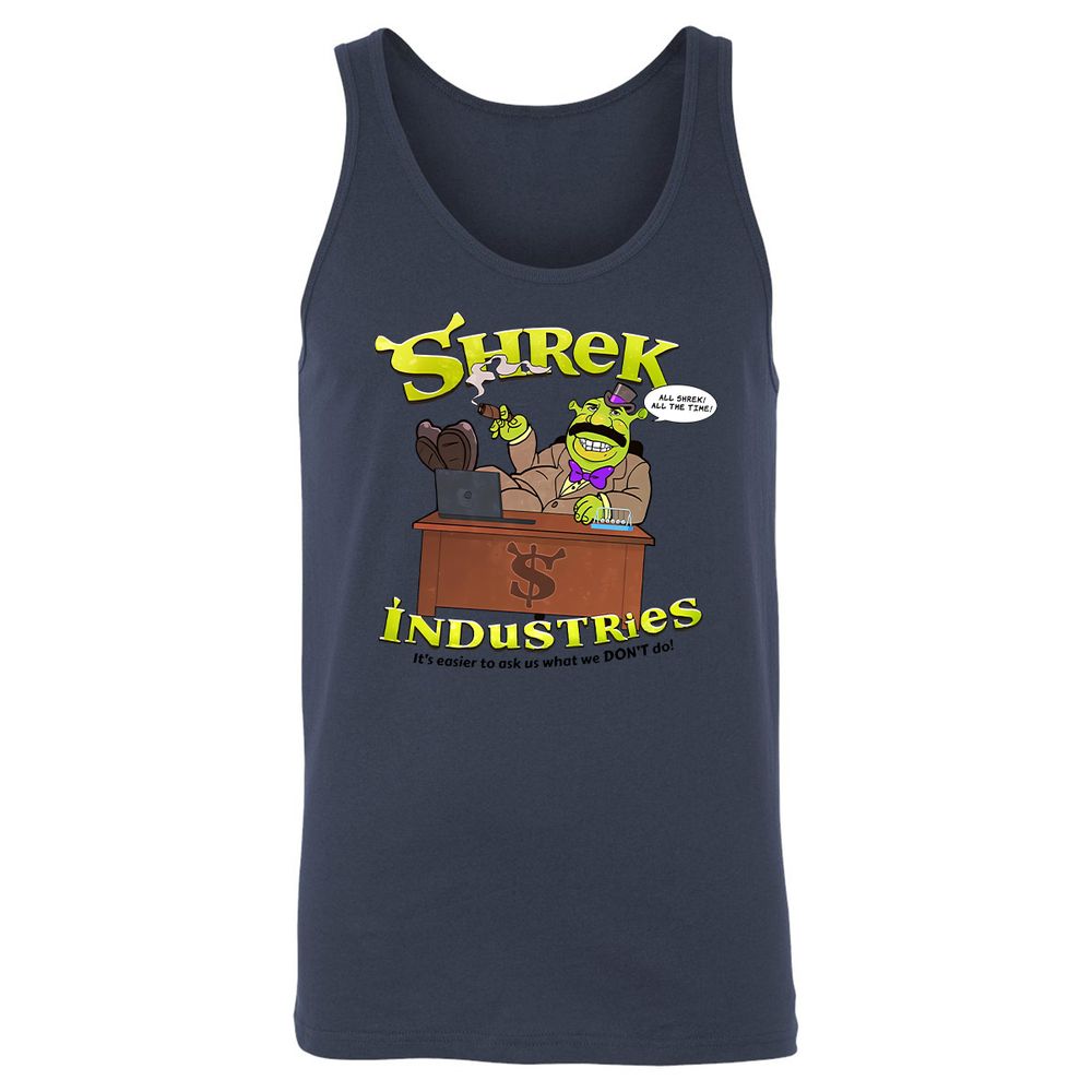 Unisex Jersey Tank - N9VJUBYK - Navy - 8