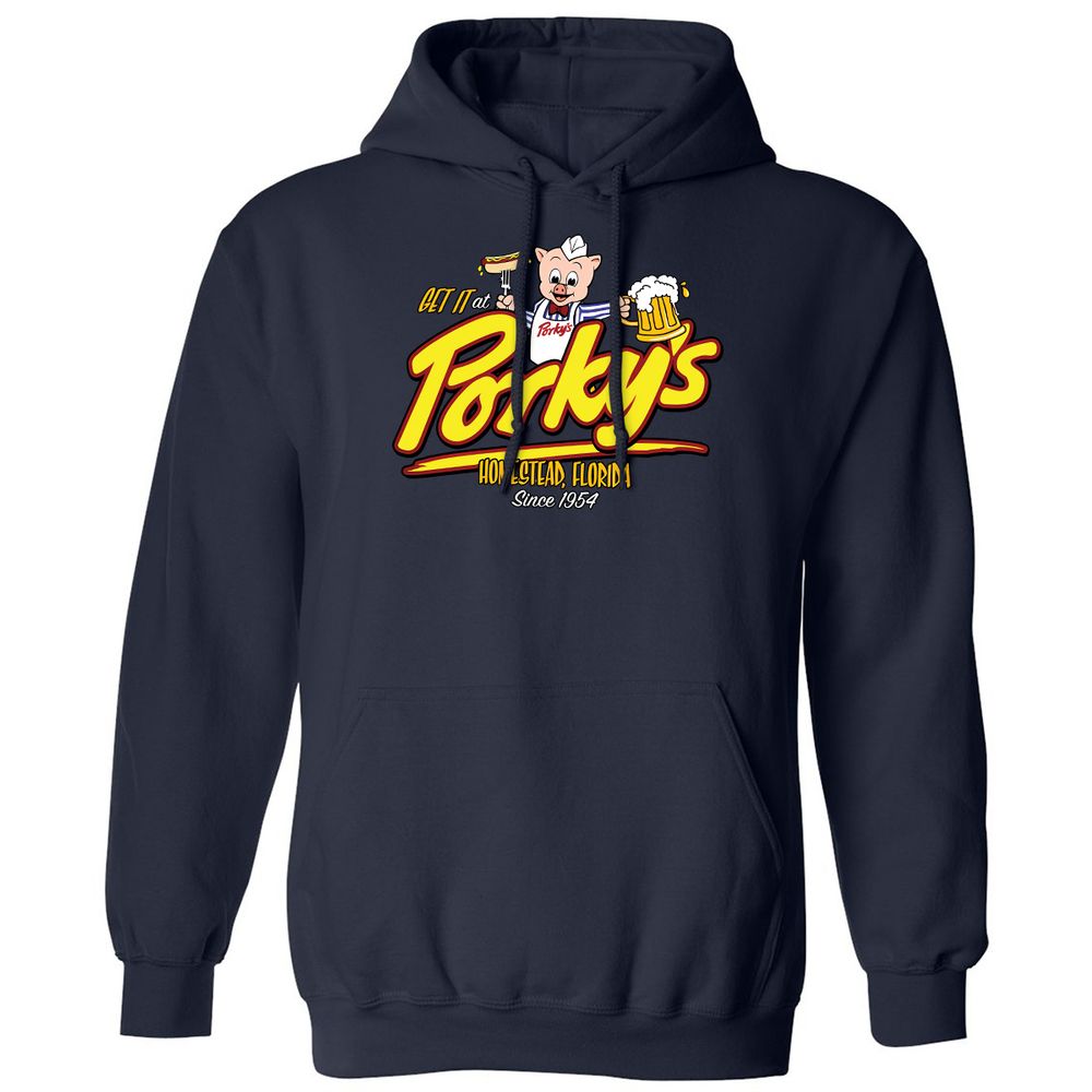 Classic Unisex Hoodie - EC6B8NQD - Navy - 8