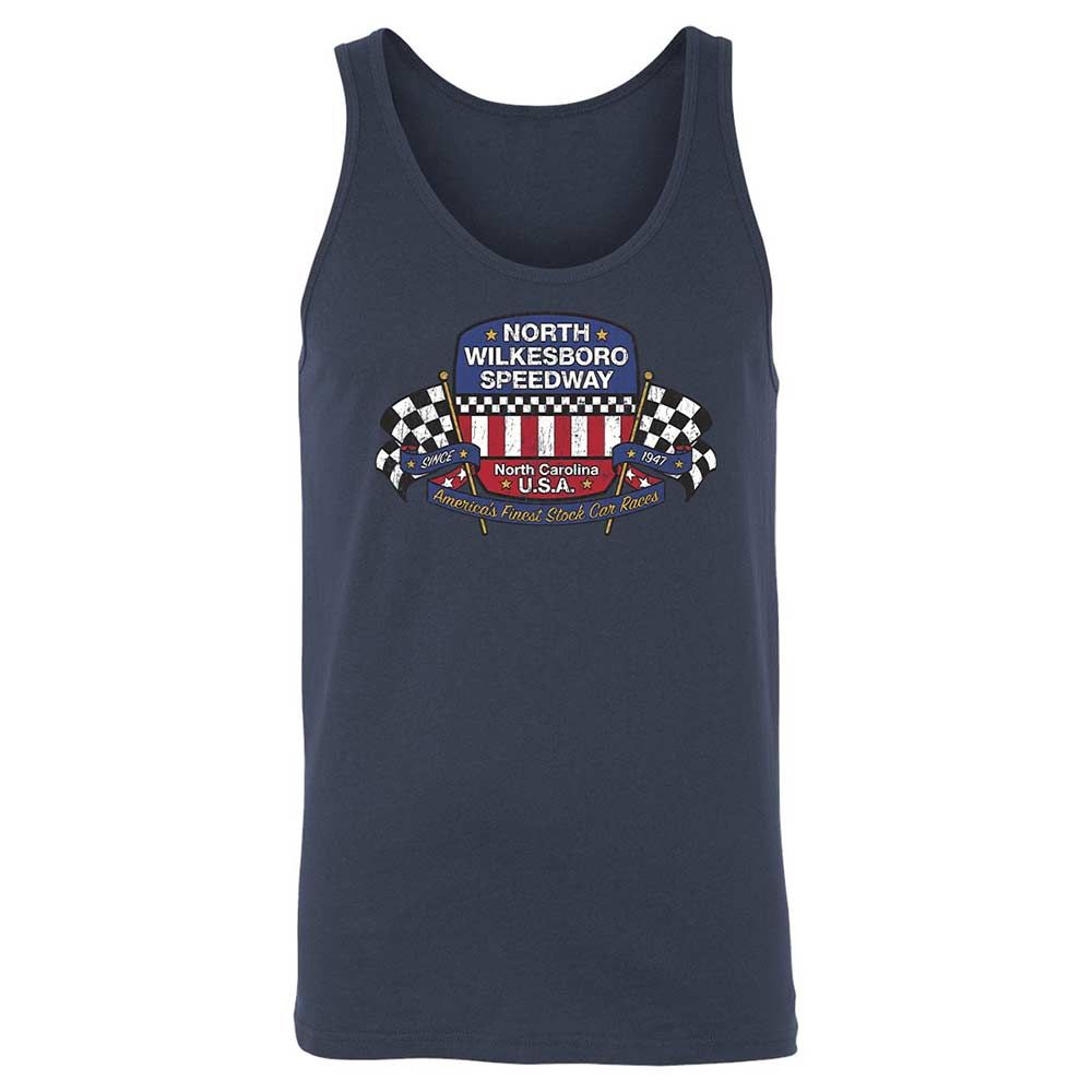 Unisex Jersey Tank - 4XK9WY8G - Navy - 8