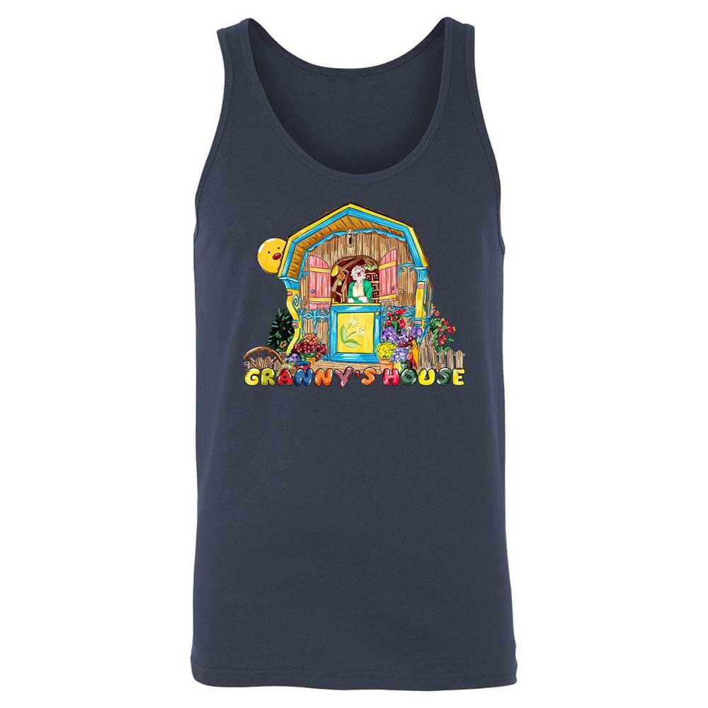 Granny Garbanzo Gardening Sunshine - Navy - 8