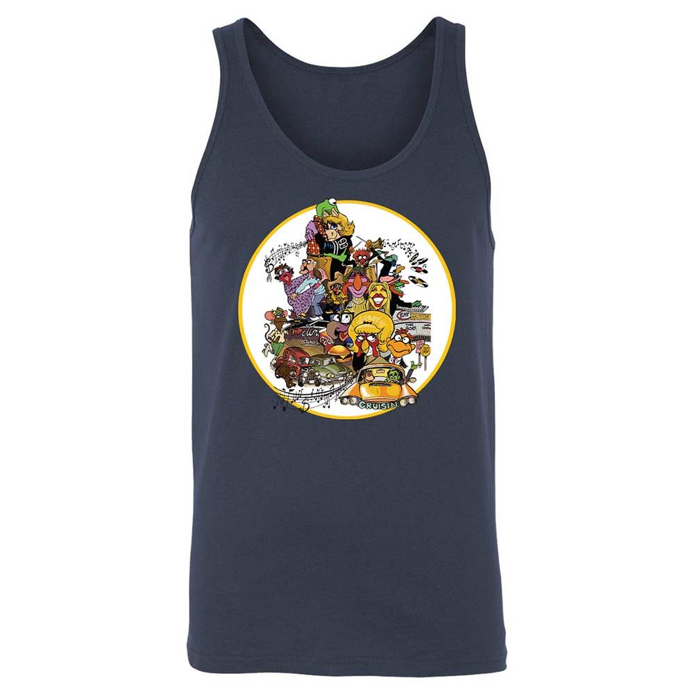 Muppet Graffiti - Navy - 8