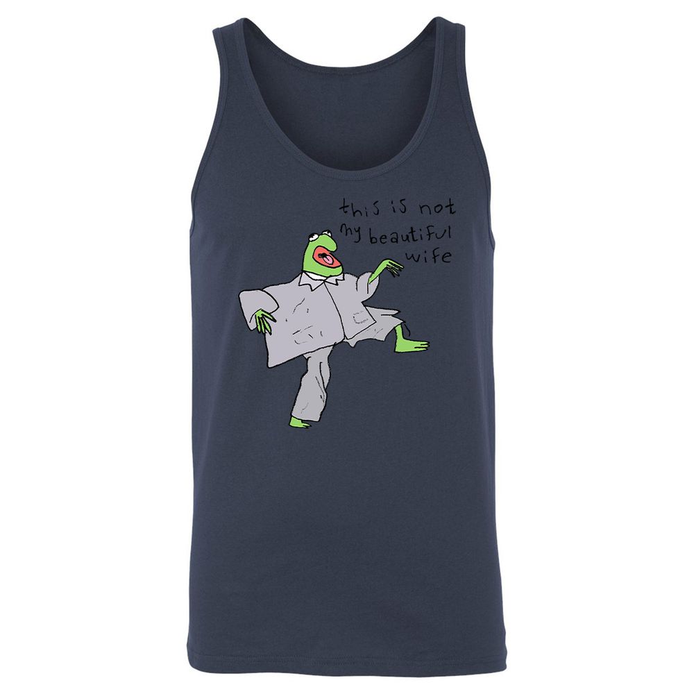 Unisex Jersey Tank - JFDR7VNQ - Navy - 8