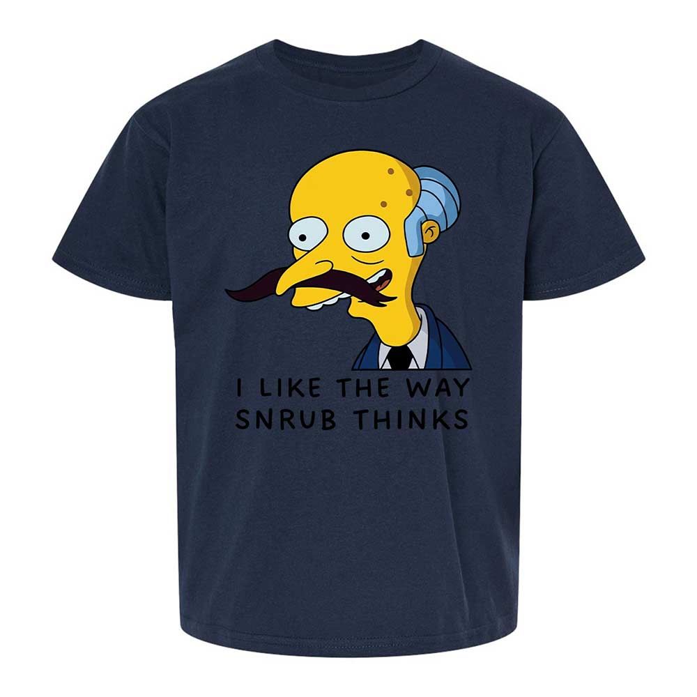 I Like the Way Snrub Thinks - Navy - 8