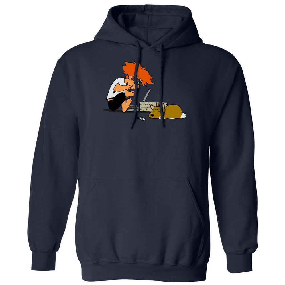 Classic Unisex Hoodie - Q1VA4LUJ - Navy - 8