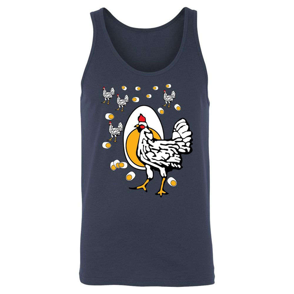 Unisex Jersey Tank - ABJSXZLJ - Navy - 8