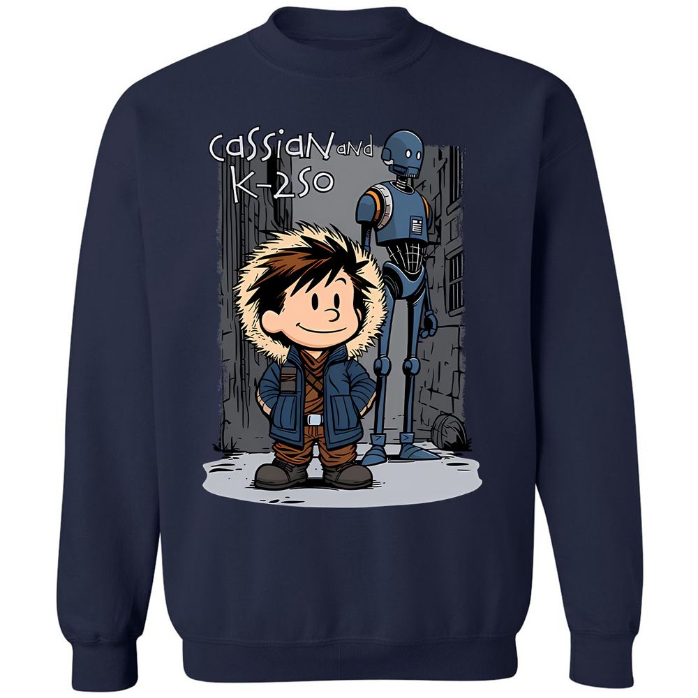 Classic Unisex Sweatshirt - VFL1D2ZN - Navy - 8