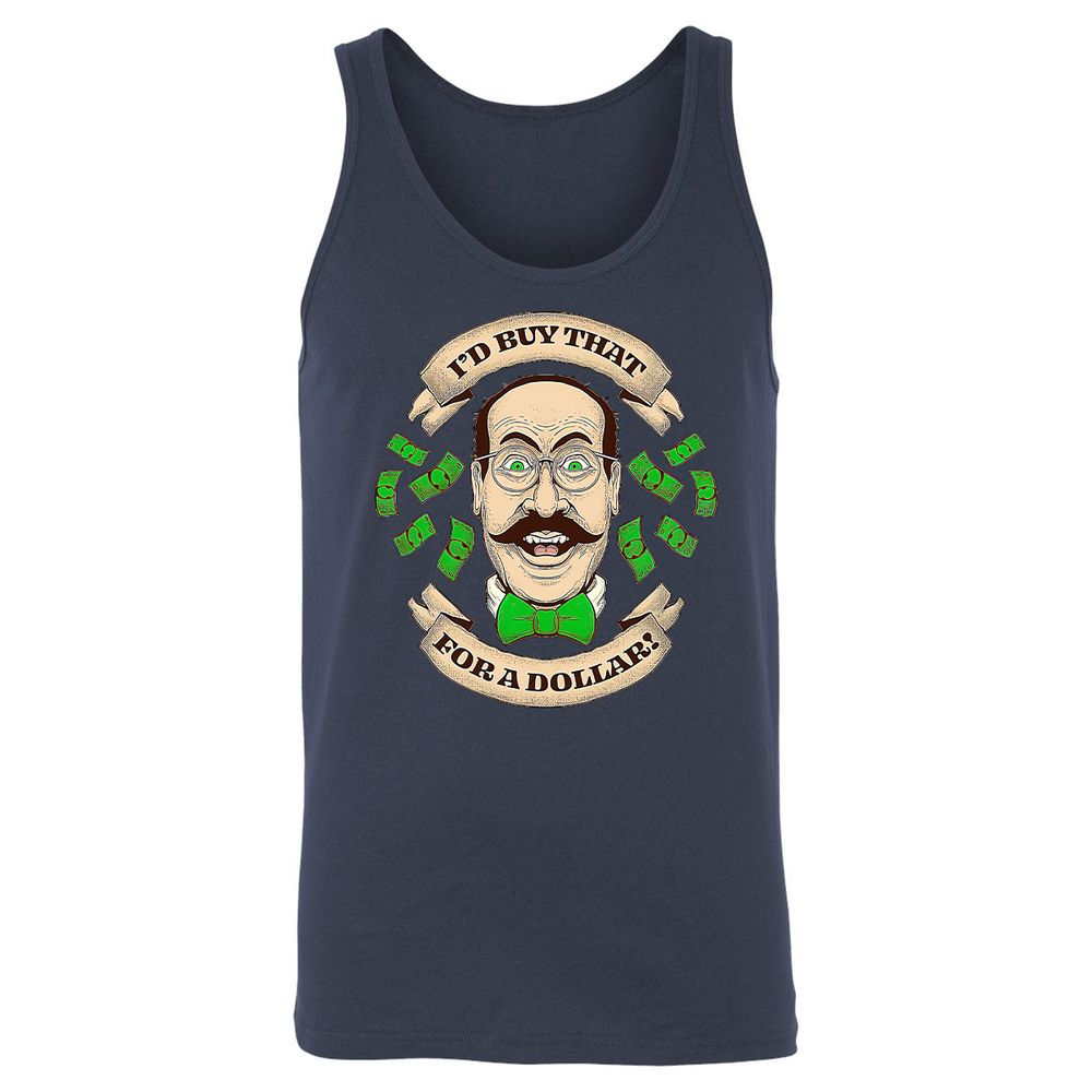 Unisex Jersey Tank - SUJ76XQH - Navy - 8