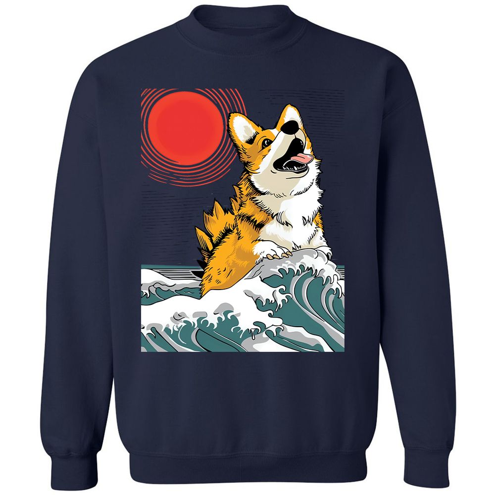 Classic Unisex Sweatshirt - 74J2NTVE - Navy - 8
