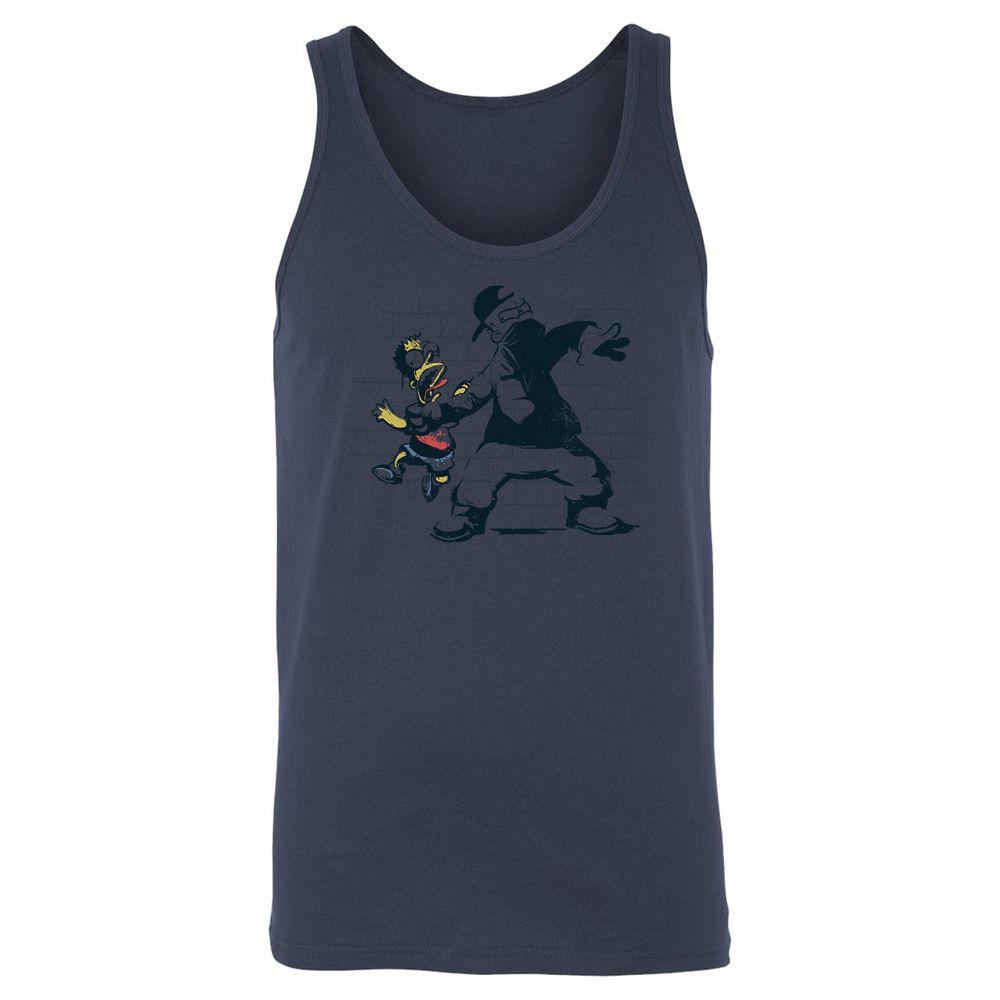 Unisex Jersey Tank - QYJ53EHE - Navy - 8
