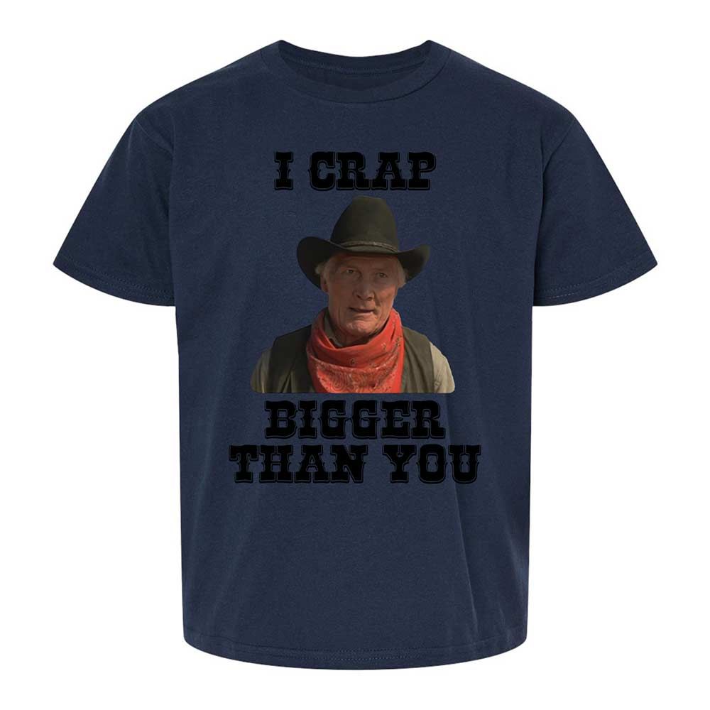 I Crap Bigger Than You - Navy - 8
