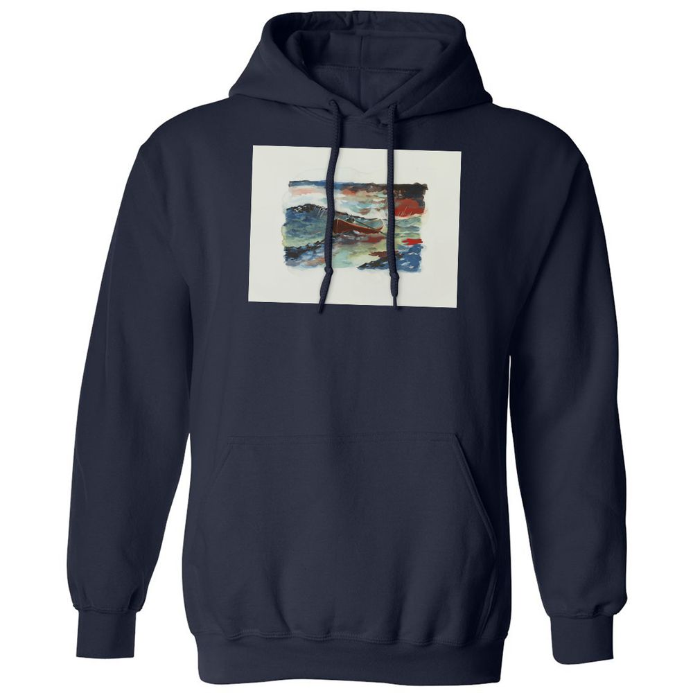 Classic Unisex Hoodie - K7Z9Q76R - Navy - 8