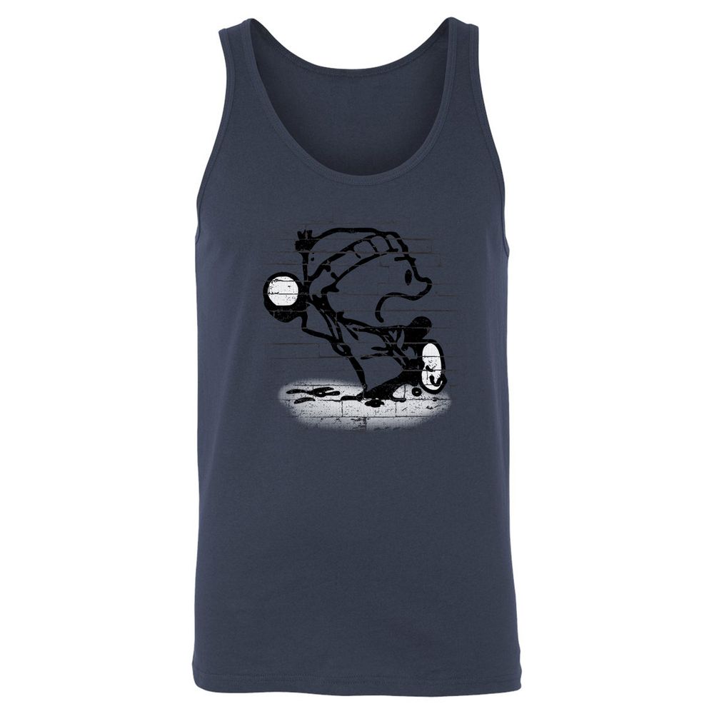 Unisex Jersey Tank - H4KDJTKC - Navy - 8