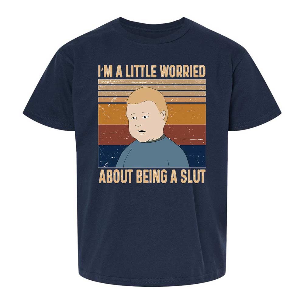 I'm a Little Worried About Being a Slut - Navy - 8