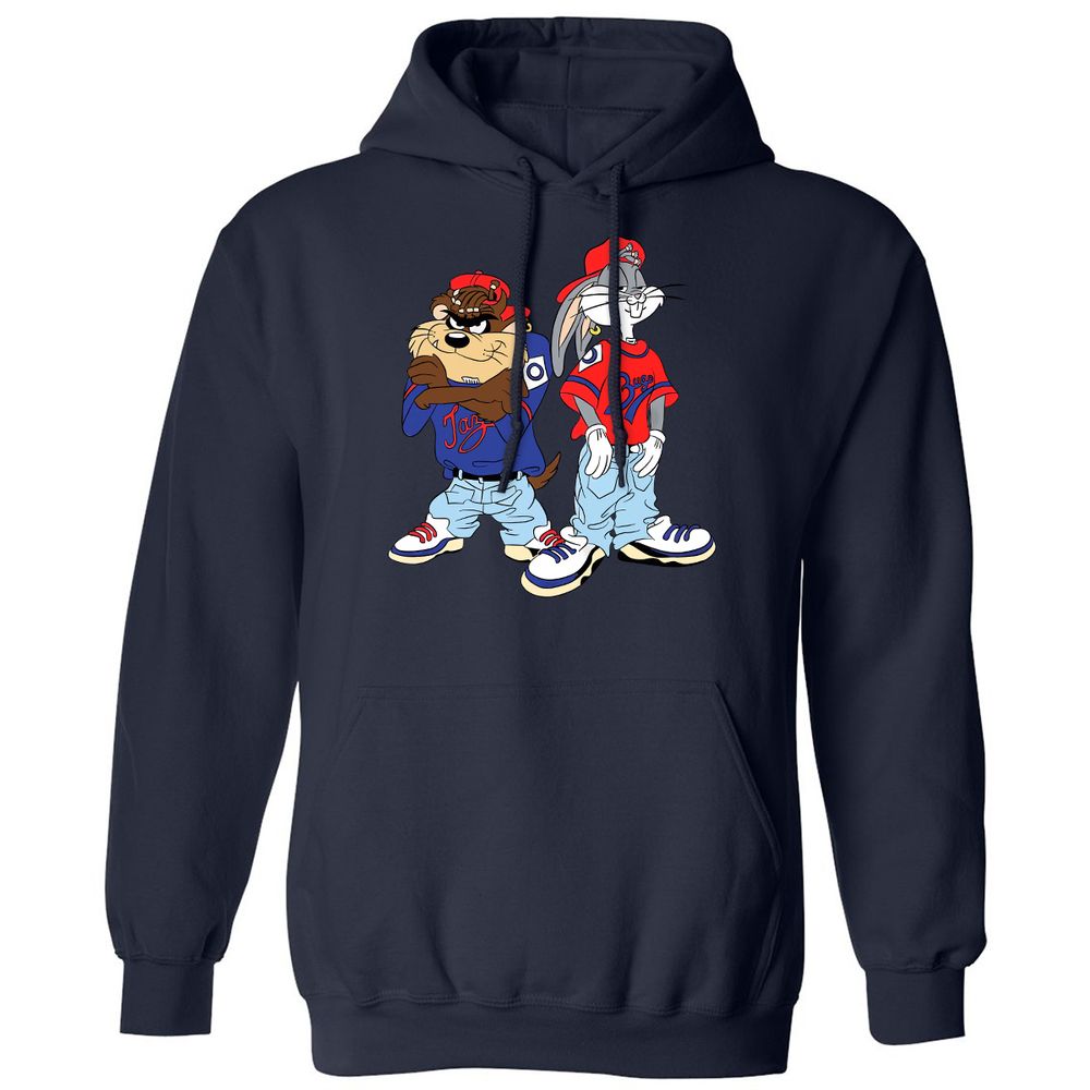Classic Unisex Hoodie - Z6F8KA89 - Navy - 8