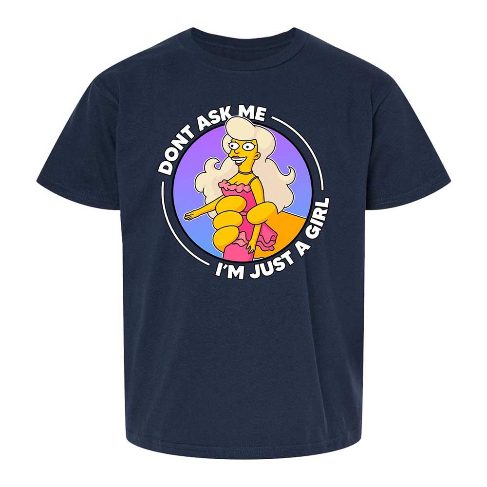 Don't Ask Me I'm Just A Girl - Navy - 8