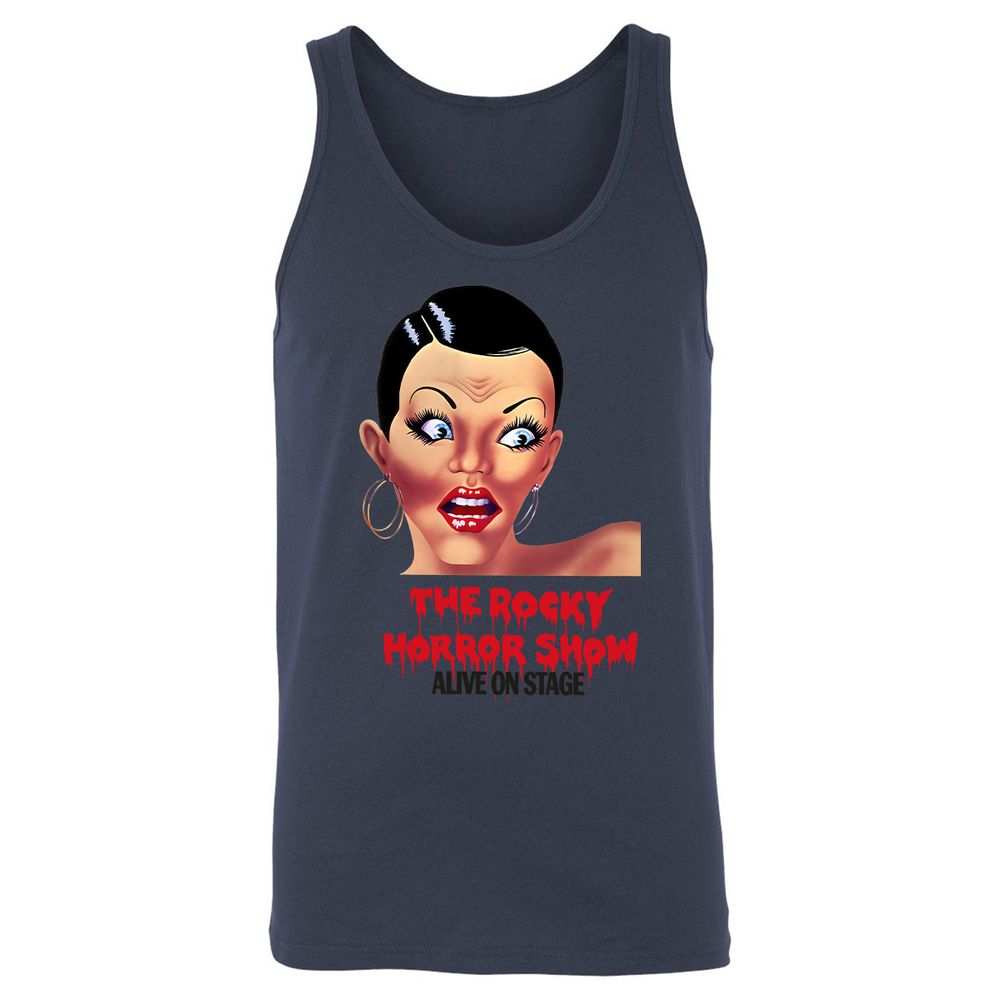 Unisex Jersey Tank - E2ZSVKQM - Navy - 8