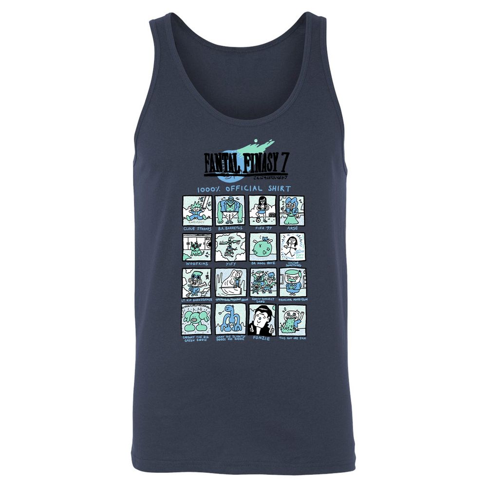 Unisex Jersey Tank - QYC28MB3 - Navy - 8