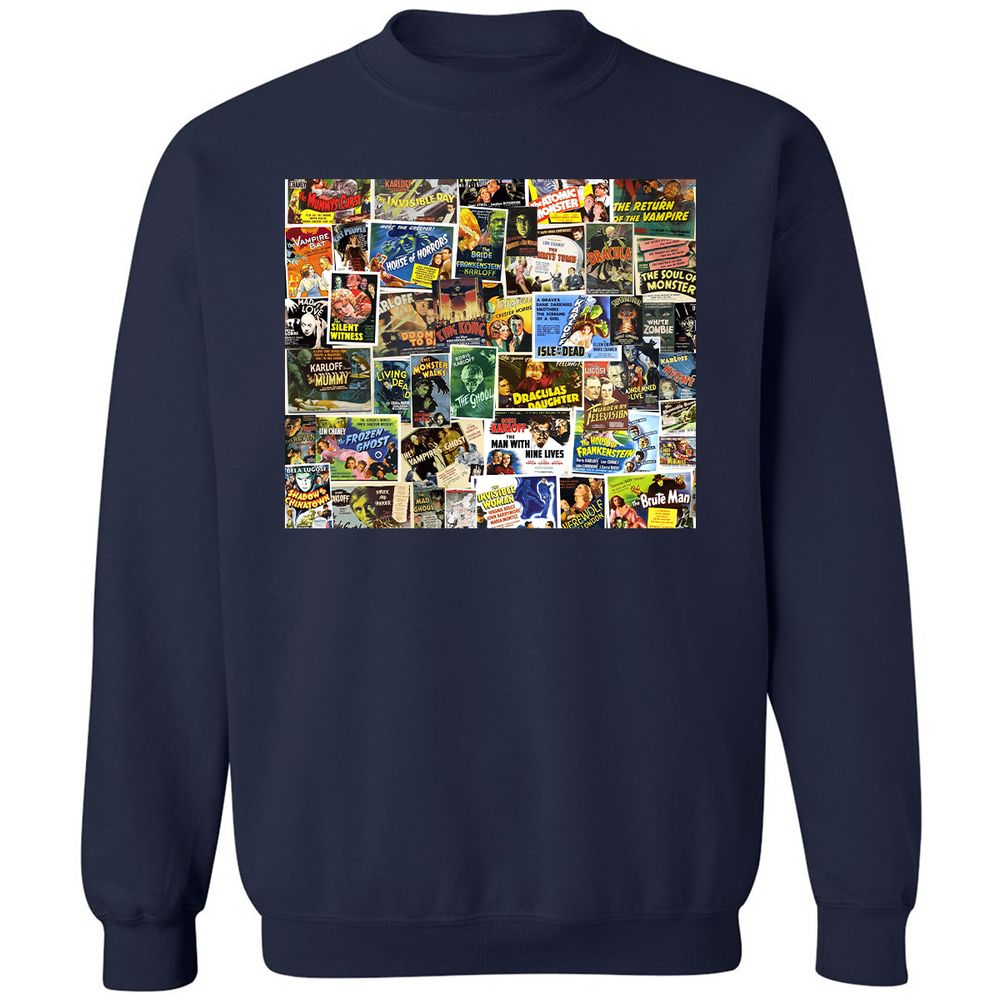 Classic Unisex Sweatshirt - AQUCBX3Z - Navy - 8