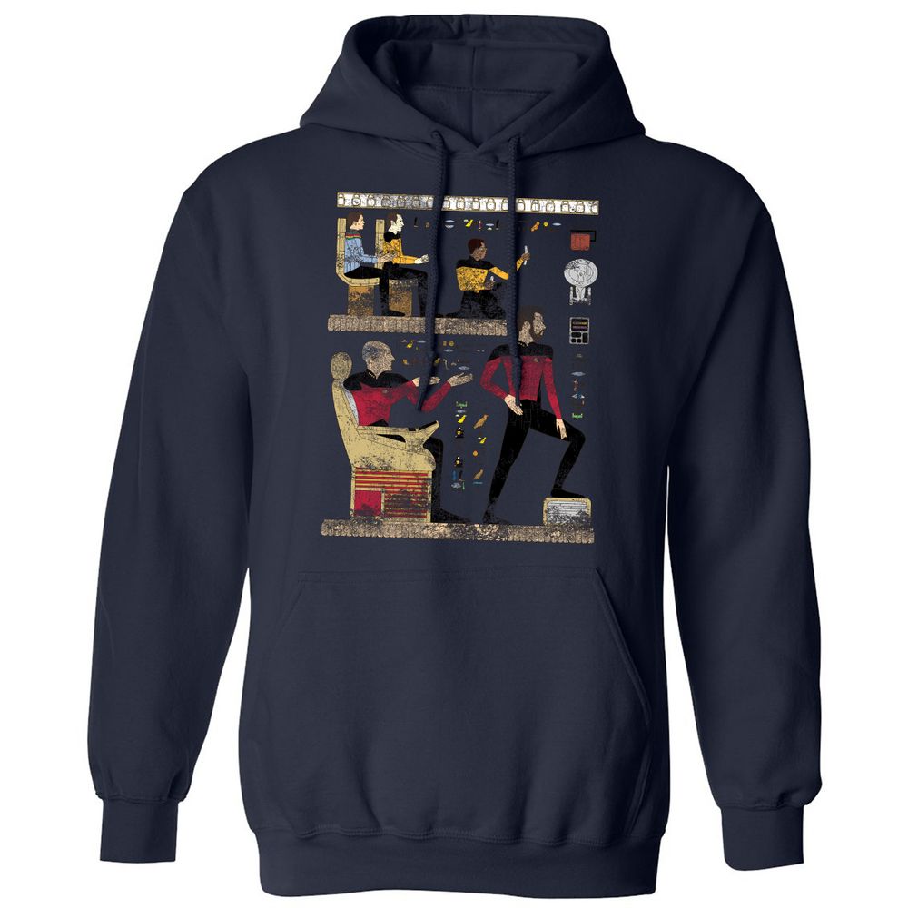 Classic Unisex Hoodie - NEBYR94L - Navy - 8