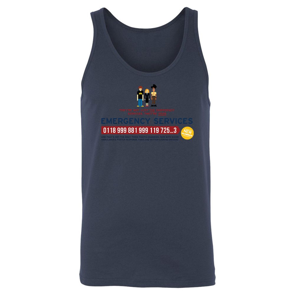 Unisex Jersey Tank - 91EZGZ51 - Navy - 8