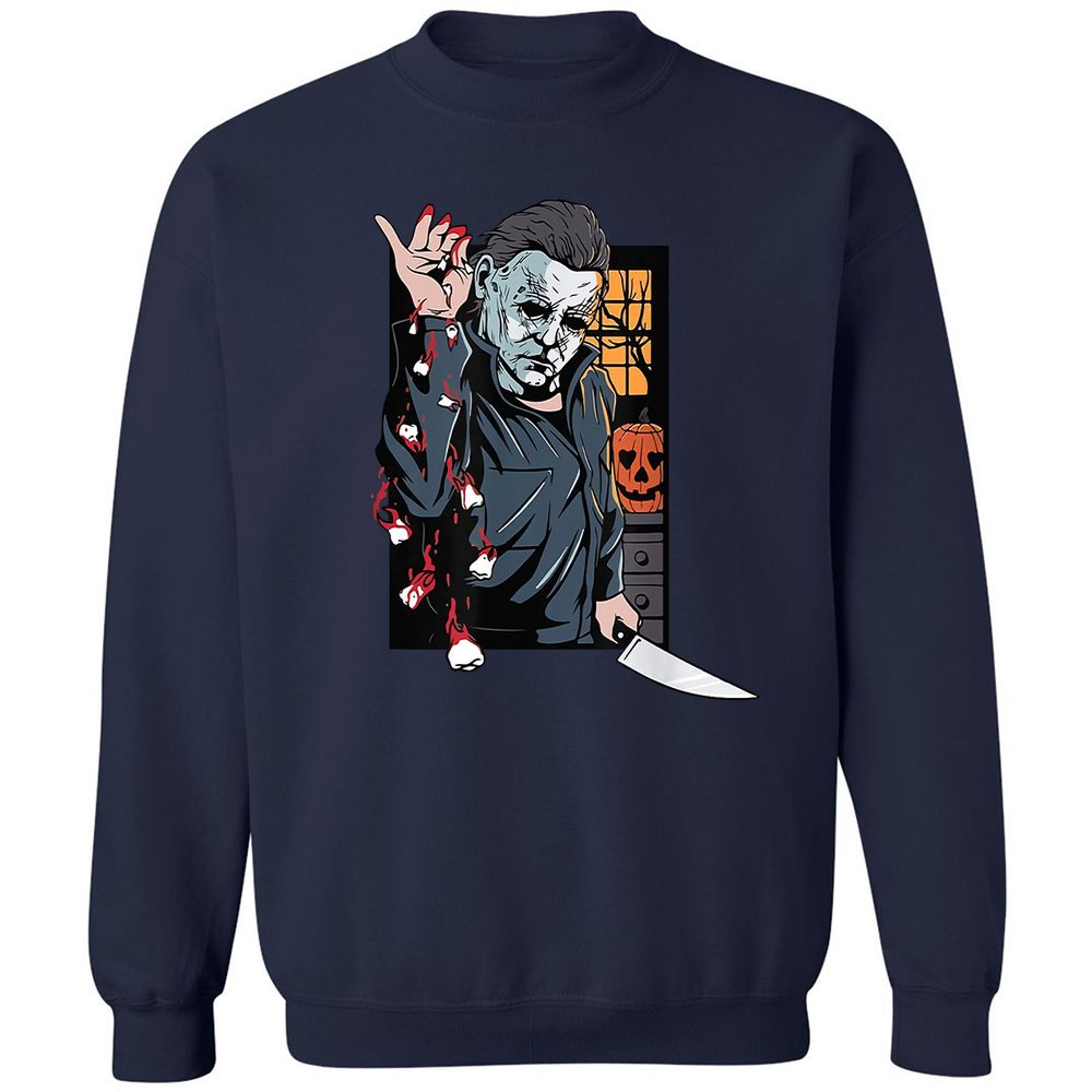 Classic Unisex Sweatshirt - C1LPBXFZ - Navy - 8