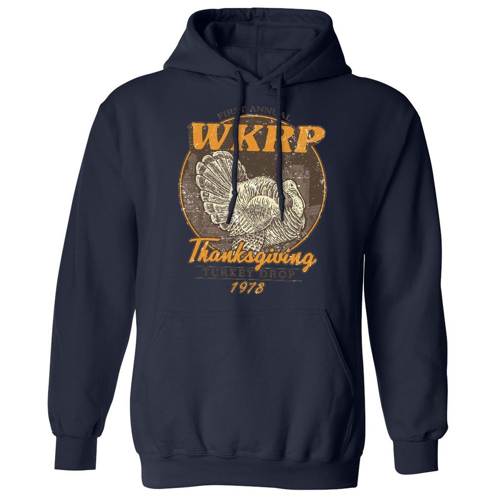 WKRP Turkey Drop - Navy - 8