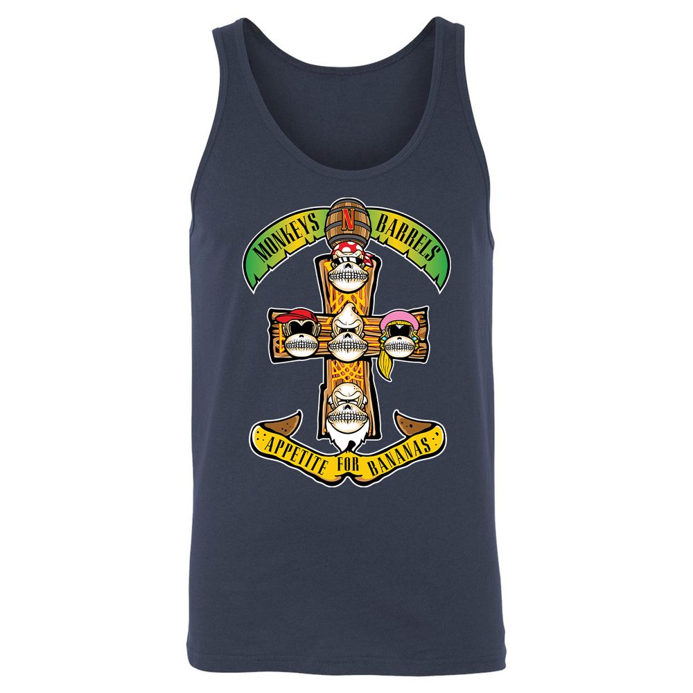 Unisex Jersey Tank - 263QXSQ1 - Navy - 8