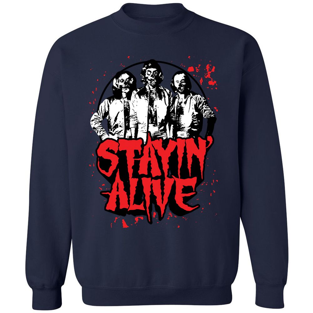 Bee Gees Stay Alive - Navy - 8