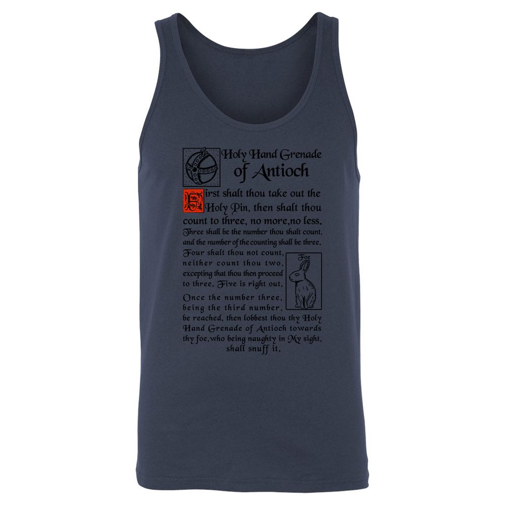 Unisex Jersey Tank - 31K5QH1T - Navy - 8