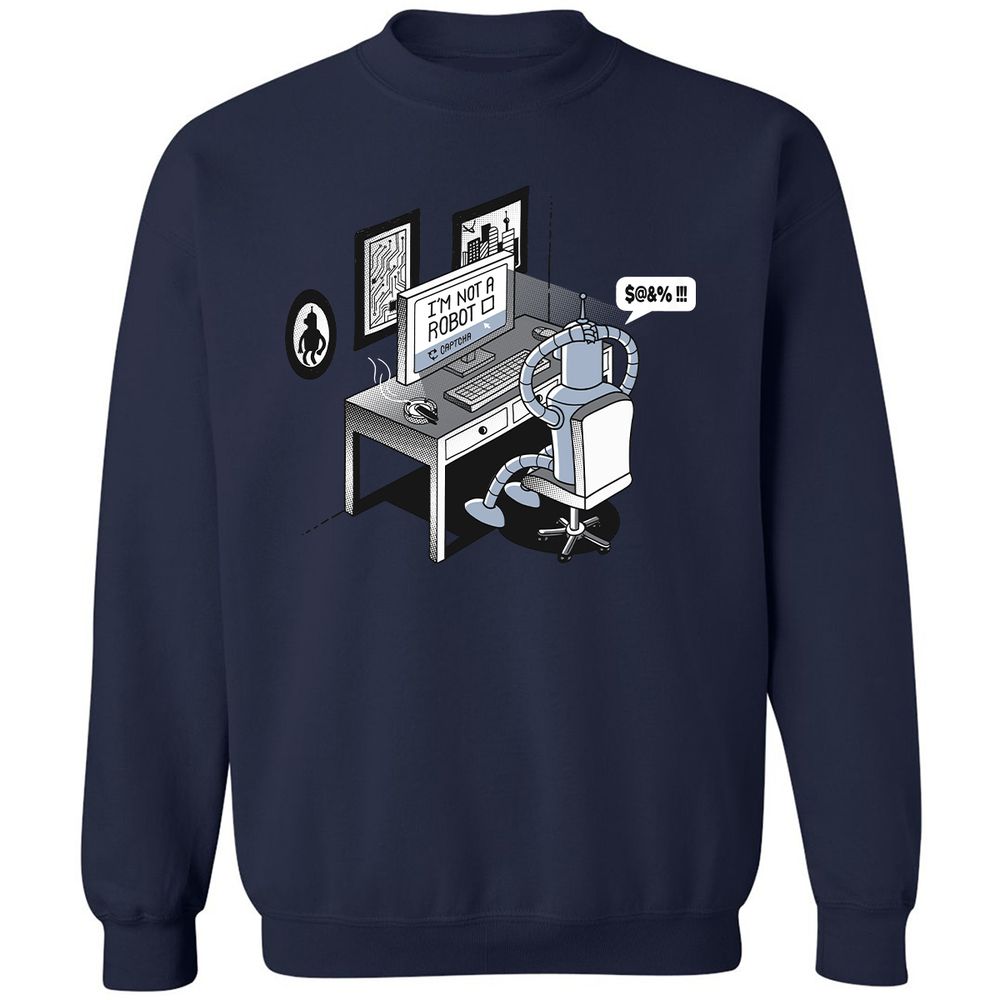 Classic Unisex Sweatshirt - F7SFQ7GG - Navy - 8