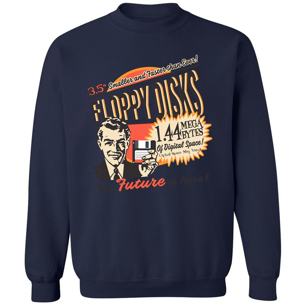 Floppy Disk Retro - Navy - 8