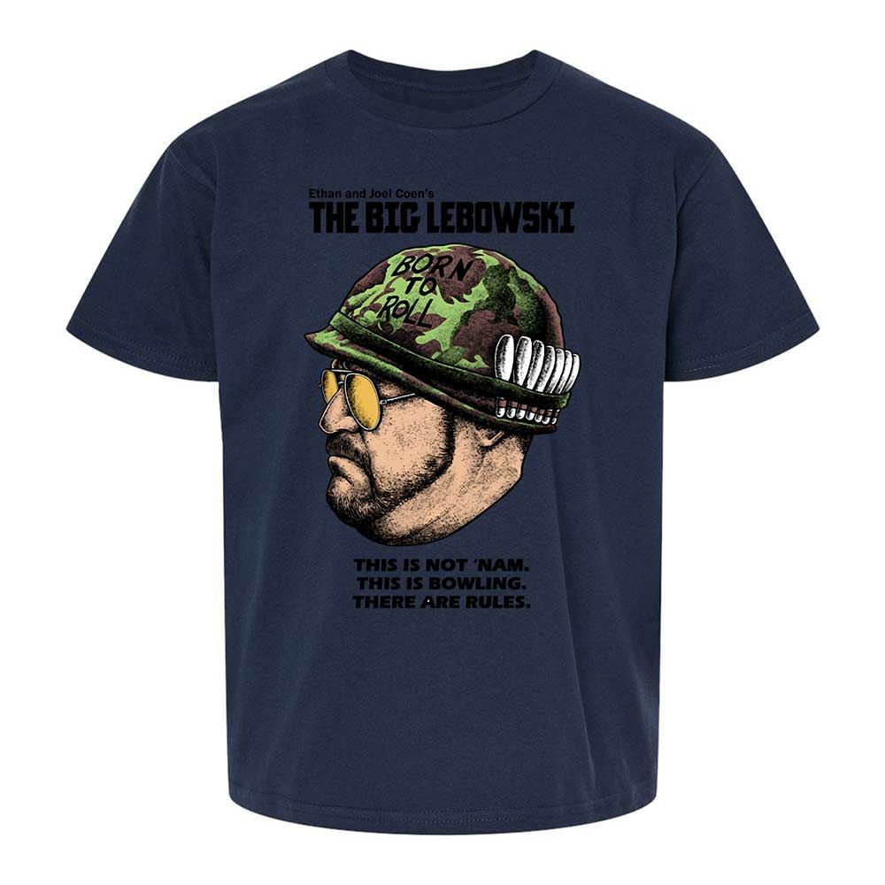 Kids T-Shirt - White - Navy - 8