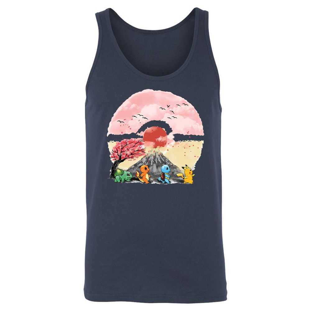 Unisex Jersey Tank - CZFQFL6D - Navy - 8