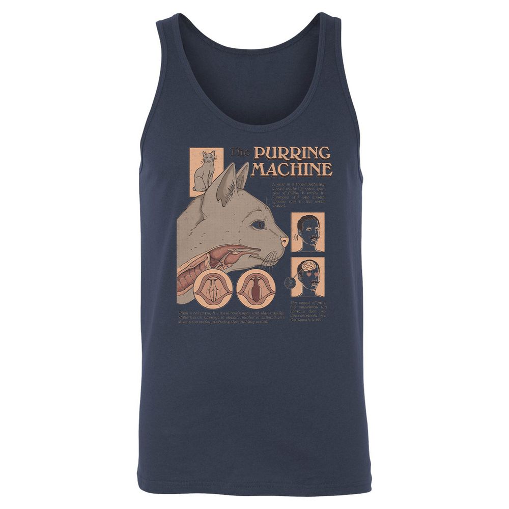 Unisex Jersey Tank - SQN7M287 - Navy - 8