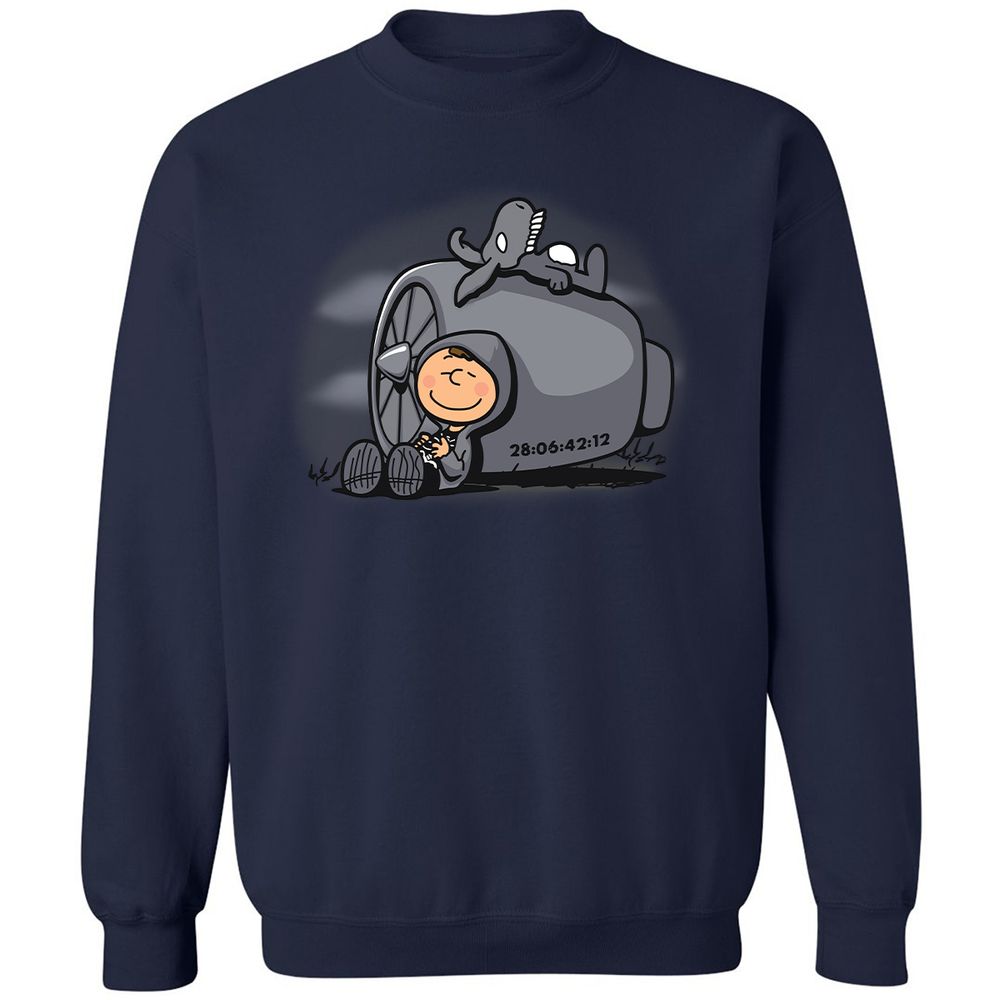 Classic Unisex Sweatshirt - NKDP985H - Navy - 8