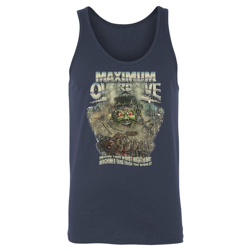 Unisex Jersey Tank - QH4L7K6L - Navy - 8