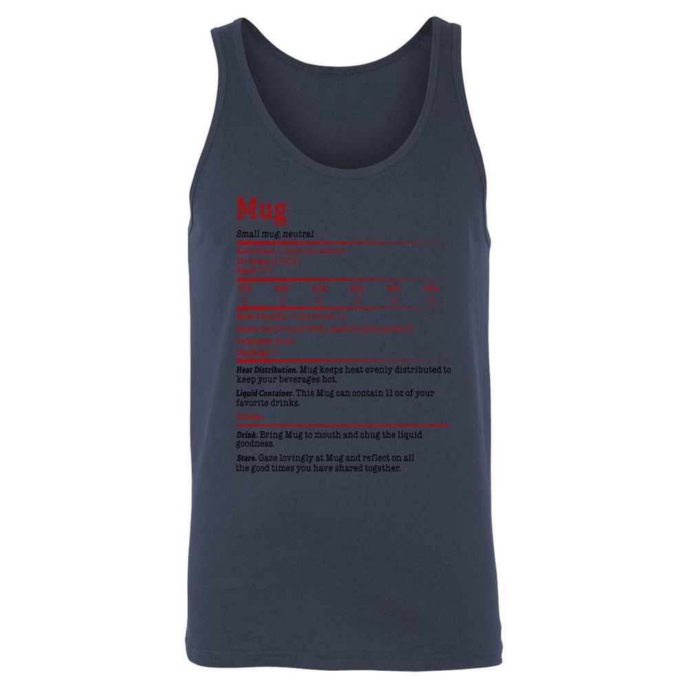 Unisex Jersey Tank - ACDTMKTC - Navy - 8