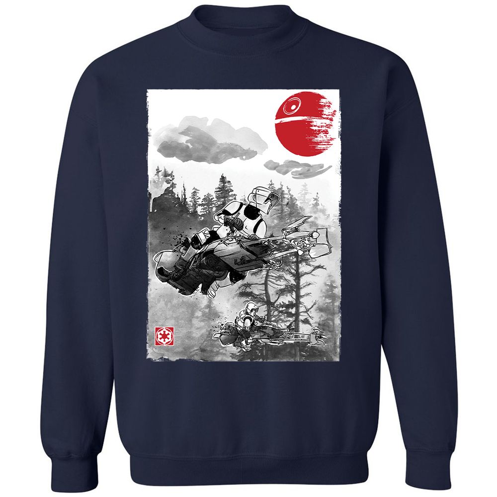 Classic Unisex Sweatshirt - X7QFK66J - Navy - 8