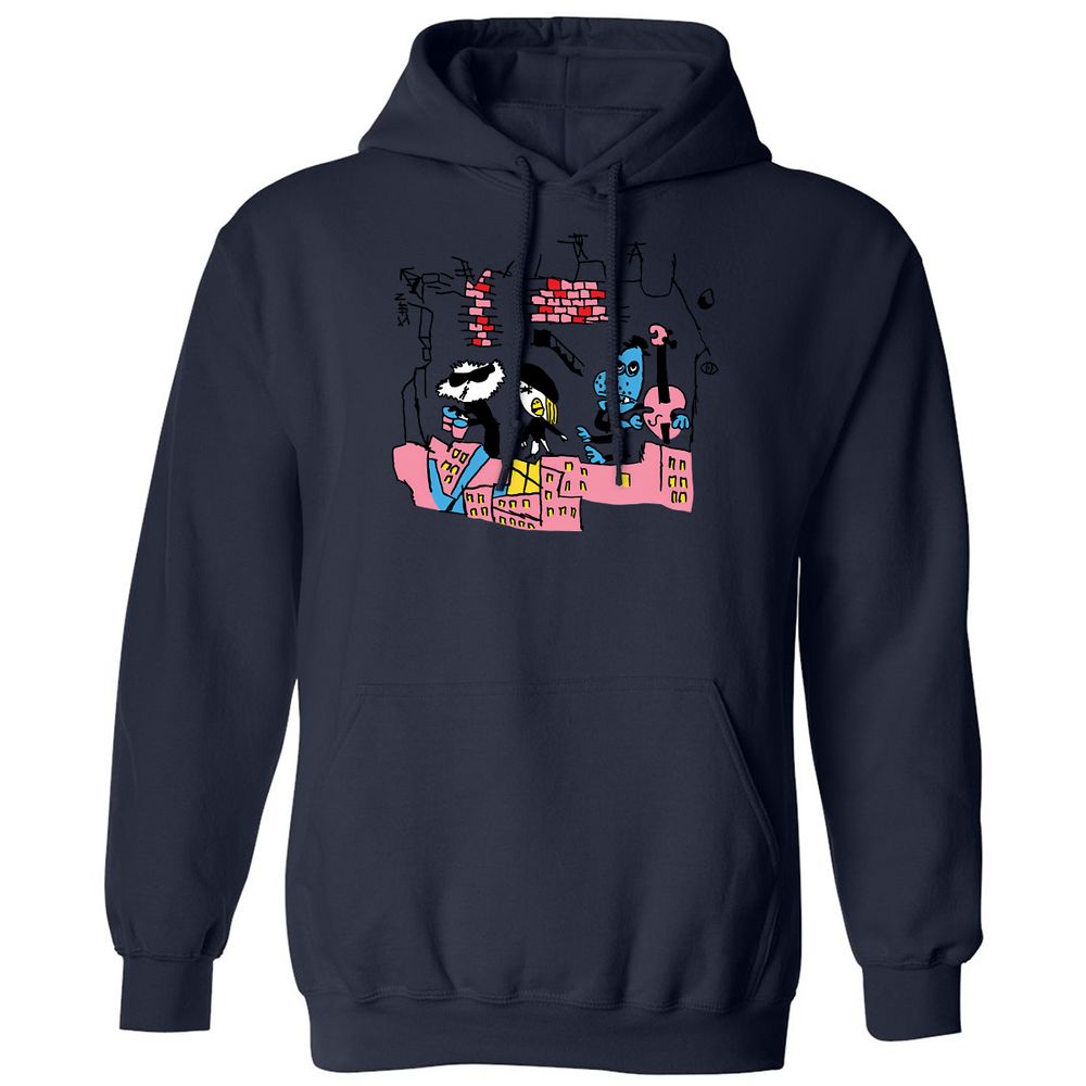 Classic Unisex Hoodie - 4AHN7773 - Navy - 8