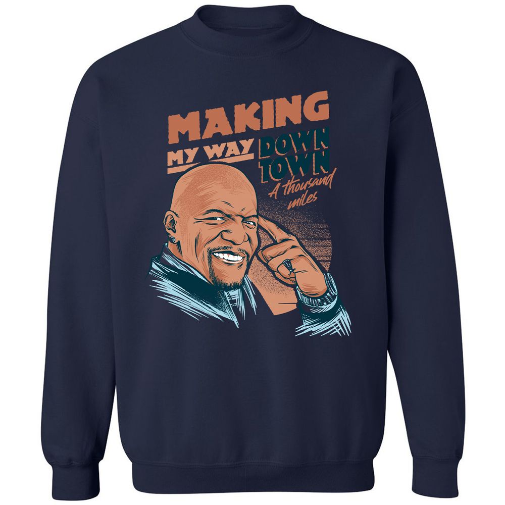 Classic Unisex Sweatshirt - S8Y8WC5B - Navy - 8