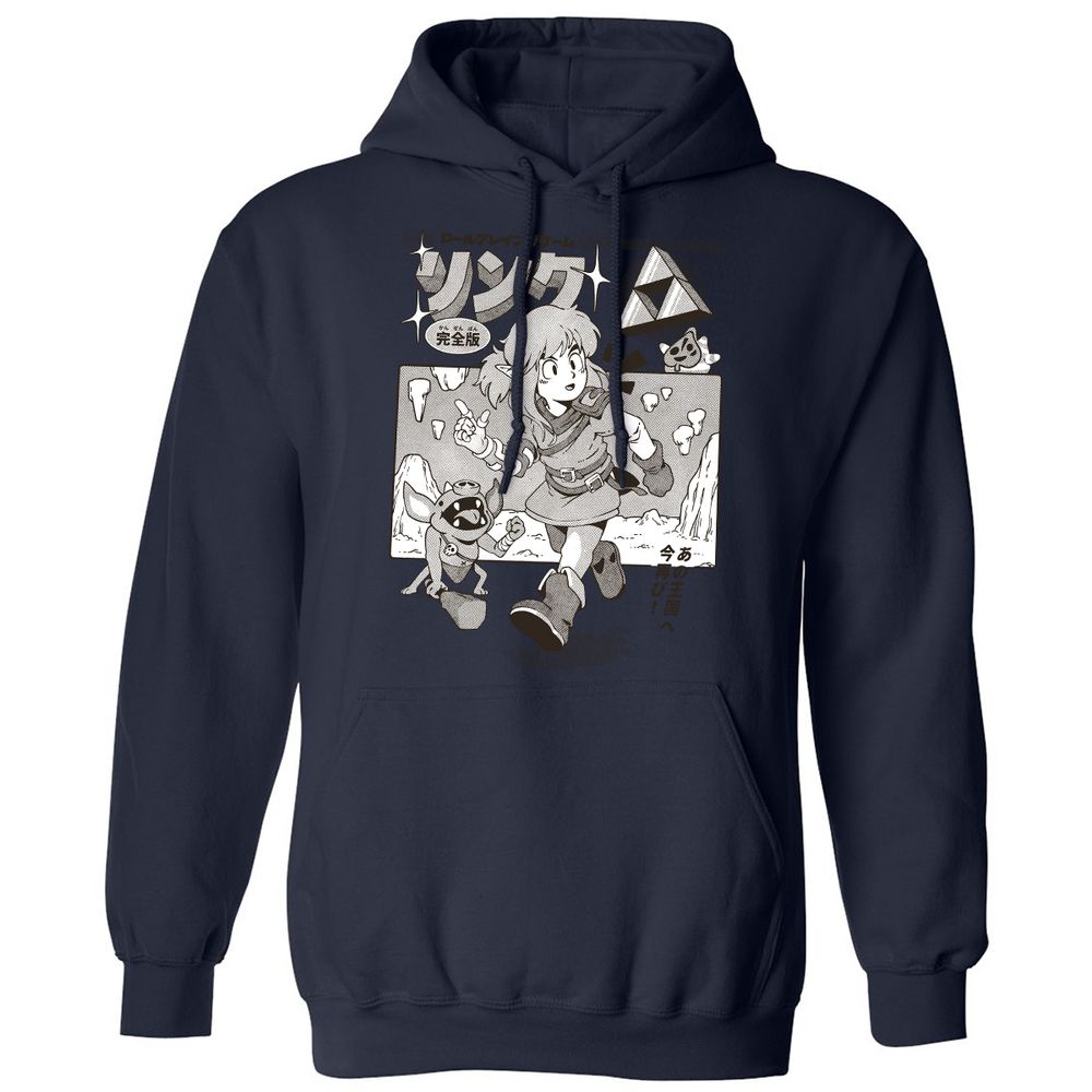 Classic Unisex Hoodie - P96DW1JL - Navy - 8